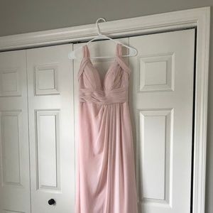 Bill Levkoff Petal Pink Bridesmaid Dress